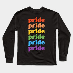 Multicolor Colorful Creative Love Parade Pride Long Sleeve T-Shirt